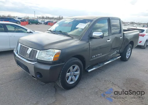 2005 Nissan Titan Se from USA, damaged, VIN 1N6BA07A95N578495